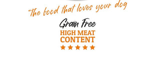 Conchobar grain free dog food uses high quality natrual ingredients, It really does love your dog.