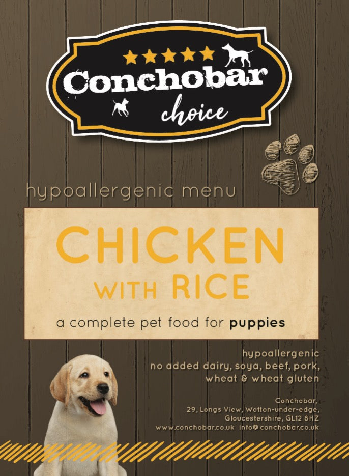 Choice Puppy Chicken Rice 30kg Conchobar