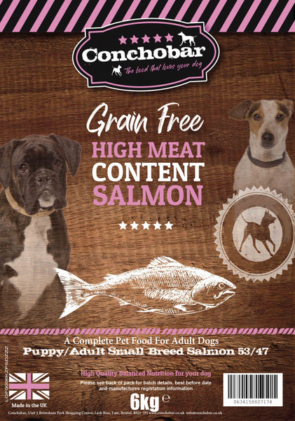 Conchobar Small Breed Puppy / Adult Salmon 53/47 6kg - Conchobar