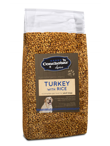 Choice Adult Turkey & Rice 30kg (2x15kg) - Conchobar