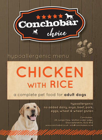 Choice Adult Chicken & Rice 30kg (2x15kg) - Conchobar