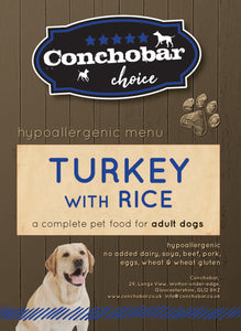 Choice Adult Turkey & Rice 15kg - Conchobar