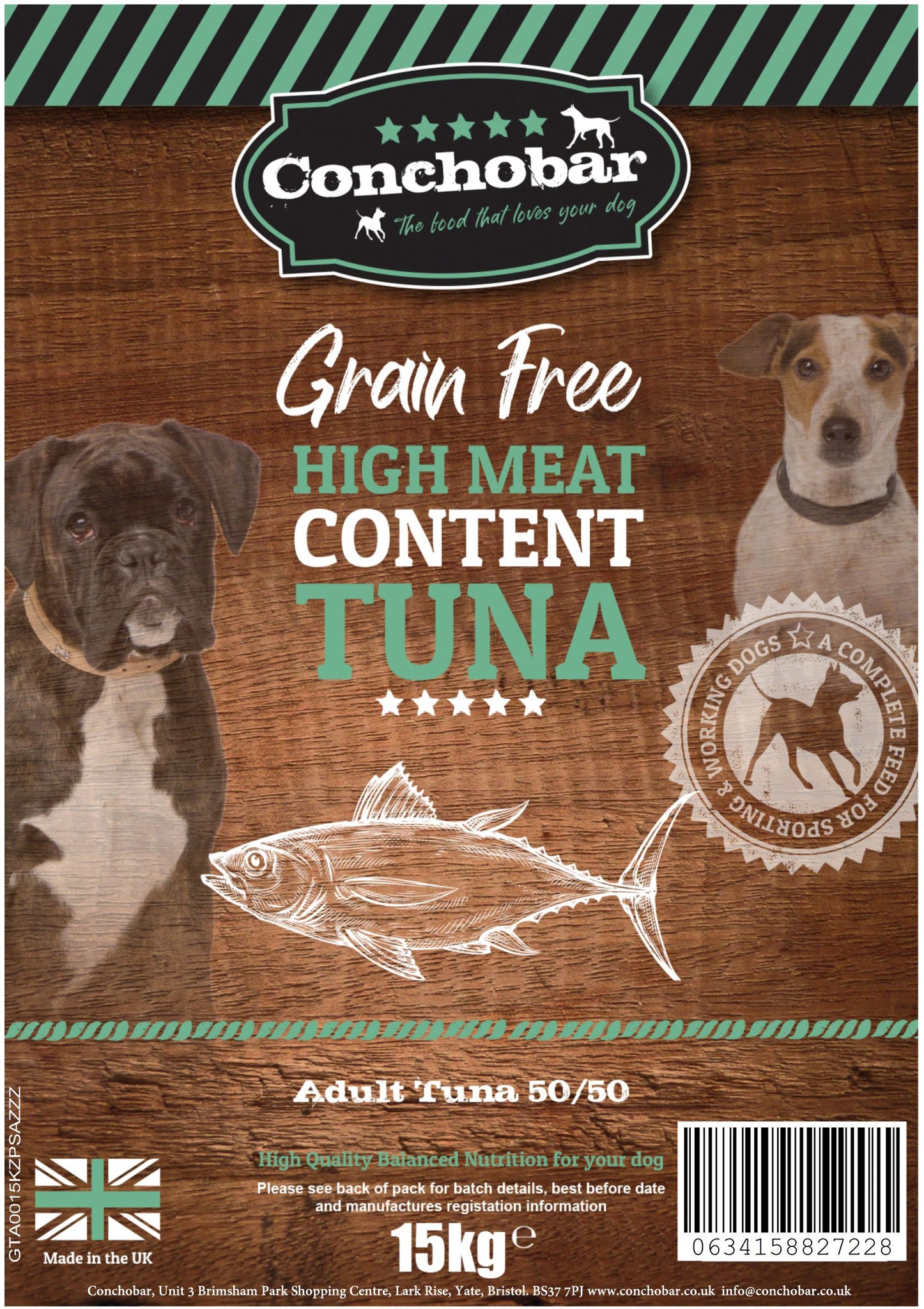Conchobar Adult Tuna 50/50 30kg (2x15kg) - Conchobar
